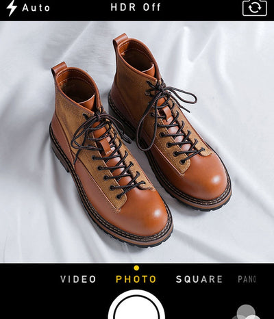 Botas Martin para Hombre de Cuero con Plataforma y Suela Reforzada - Image 10