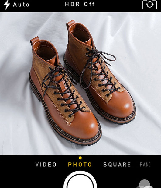 Botas Martin para Hombre de Cuero con Plataforma y Suela Reforzada - Image 10