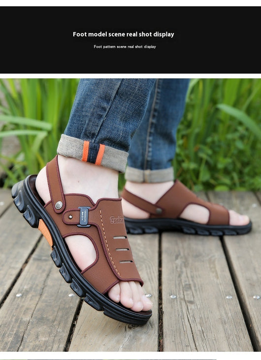 Sandalias Hombre Verano Dual-uso Antideslizantes Playa y Casual - Image 11