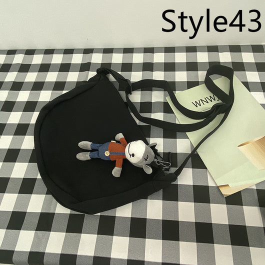 Bolsa Mensajero de Lona para Hombre - Bolso de Hombro Ligero y Versátil - Image 45