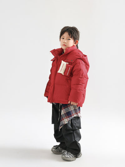 Abrigo de Plumón de Pato Blanco para Niños - Calidez Invernal Premium - Image 20