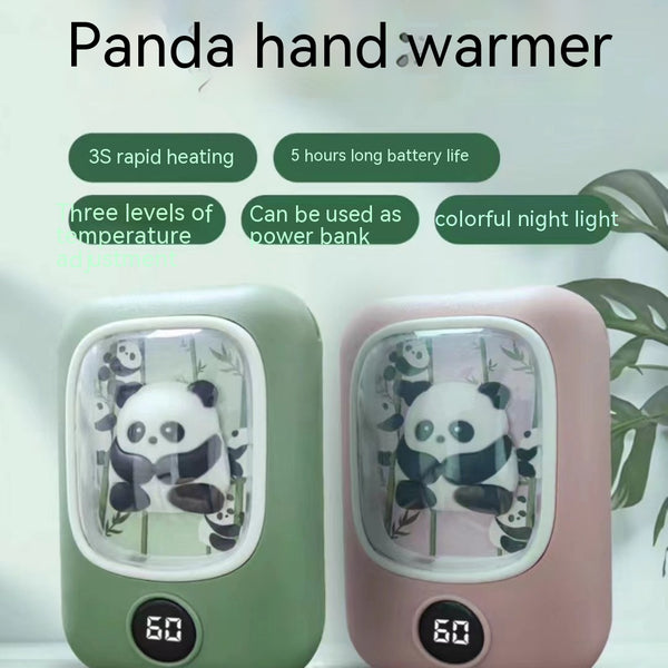 Calentador de Manos Panda Recargable de Alta Capacidad 2 en 1