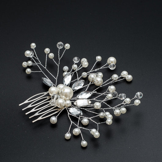 Peineta de Novia con Perlas – Accesorios de Boda Premium - Image 6