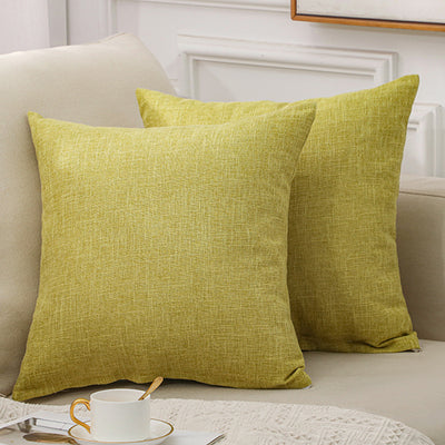 Almohada de Lino y Algodón para Sofá - Diseño Liso y Elegante - Image 15