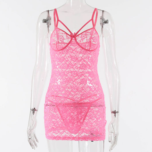 Camisón Sensual de Encaje Transparente - Image 21