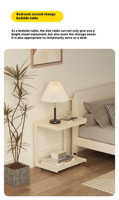 Mesa Auxiliar de Madera Maciza con Almacenamiento Removible - Image 32