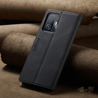 Funda de Cuero Vintage para Celular con Diseño Ejecutivo