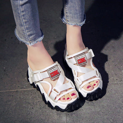 Sandalias y Pantuflas de Suela Gruesa para Mujer - Image 4