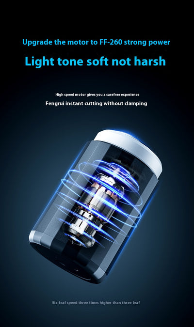 Afeitadora Eléctrica Portátil Mini con 6 Cuchillas y Sistema de Carga Rápida - Image 15