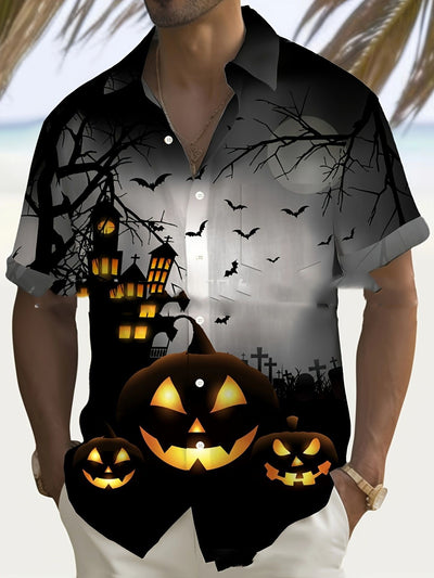 Camisa Casual con Cuello y Estampado 3D para Hombre - Image 19