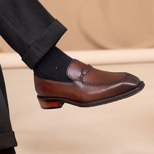 Zapatos de Cuero Versátiles para Hombre - Primavera y Otoño - Image 2
