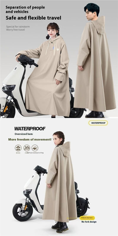 Impermeable Moto Eléctrica con Mangas - Protección Total - Image 9