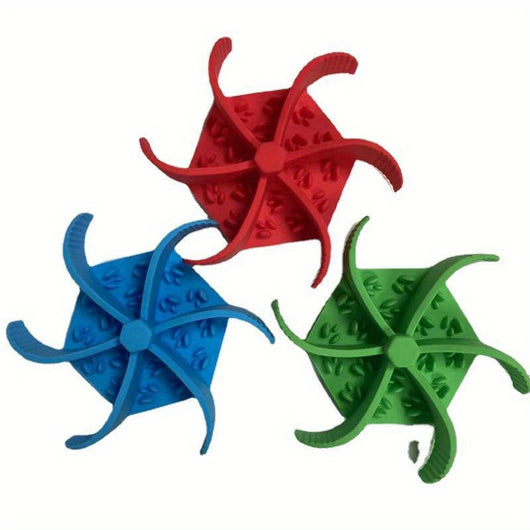 Tapete de Silicona Hexagonal para Mascotas - Comedero Lento con Ventosas y Almohadilla Lamer - Image 7