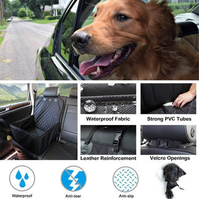 Cojín de Mascota para Asiento Delantero y Trasero del Auto - Image 5