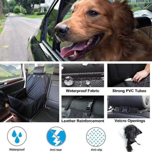 Cojín de Mascota para Asiento Delantero y Trasero del Auto - Image 5