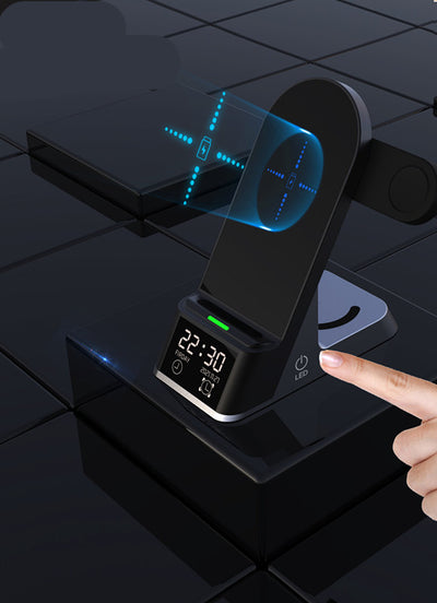 Cargador Inalámbrico Multifuncional Creative H35 con Reloj Despertador - Image 8