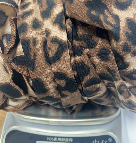 Falda Sexy Estampado Leopardo Irregular con Volantes y Cordones - Image 11
