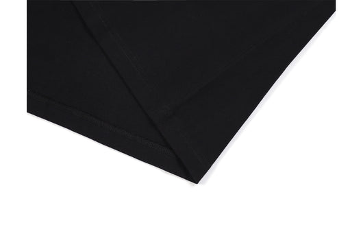 Camiseta Suelta de Cuello Redondo en Blanco y Negro - Image 3