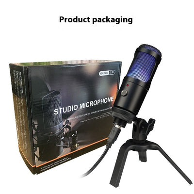 Micrófono Condensador RGB para Gaming, Streaming y Grabación Profesional - Image 6