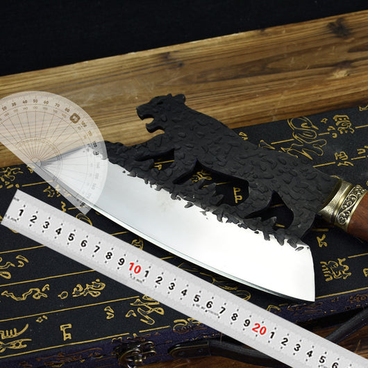 Cuchillo Carnicero Forjado a Mano - Filo Profesional - Image 7