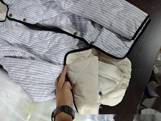 Abrigo Acolchado de Algodón con Bolsillos para Otoño e Invierno - Image 9