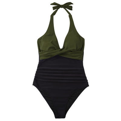 Traje de Baño Enterizo Multicolor con Espalda Descubierta y Cordones - Image 25