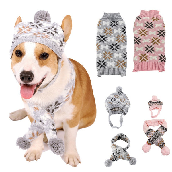 Ropa Retro Jacquard para Mascotas - Estilo Western Dulce