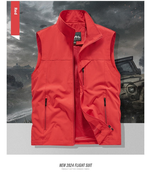 Chaleco de Fotografía y Pesca con Múltiples Bolsillos para Hombre - Image 17