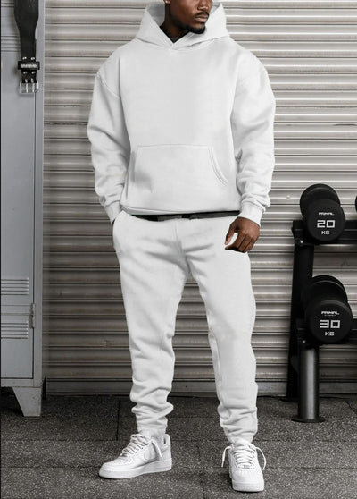 Conjunto Hoodie Oversized de Felpa Suave para Hombre y Mujer - Image 9
