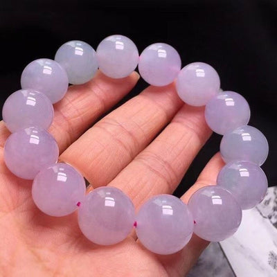 Pulsera de Jade Violeta Efecto Hielo - Image 7