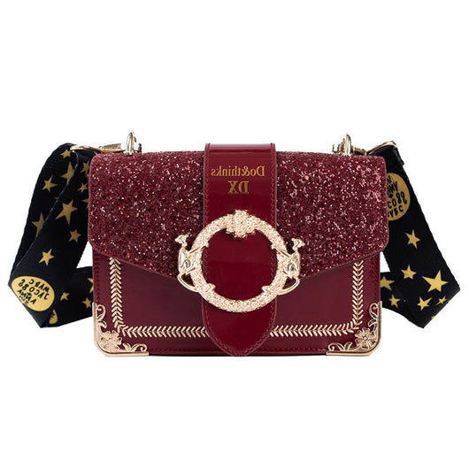Bolso Bandolera con Lentejuelas Texturizadas - Image 11