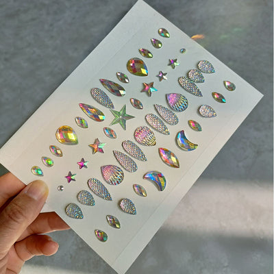 Cristales Adhesivos Perlados Transparentes para Fotografía - Image 31