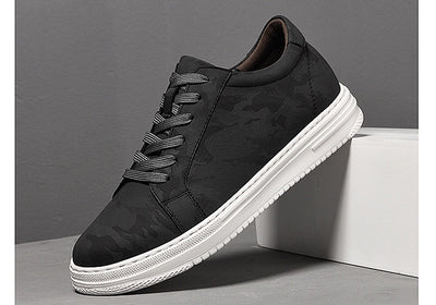 Zapatillas Deportivas Blancas para Hombre con Suela Elevada y Altura Aumentada - Image 14