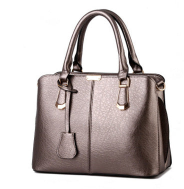 Bolso de Mano Elegante Mujer Gran Capacidad Color Liso - Image 8