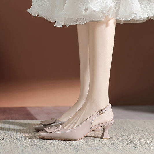 Tacones Altos Cerrados con Hebilla - Stiletto Elegante para Mujer - Image 2