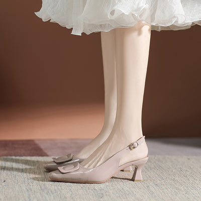 Tacones Altos Cerrados con Hebilla - Stiletto Elegante para Mujer - Image 2