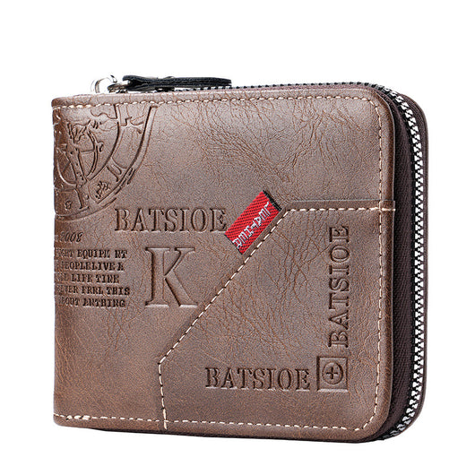 Billetera Vintage Bifold para Hombre - Estilo Europeo y Americano - Image 3