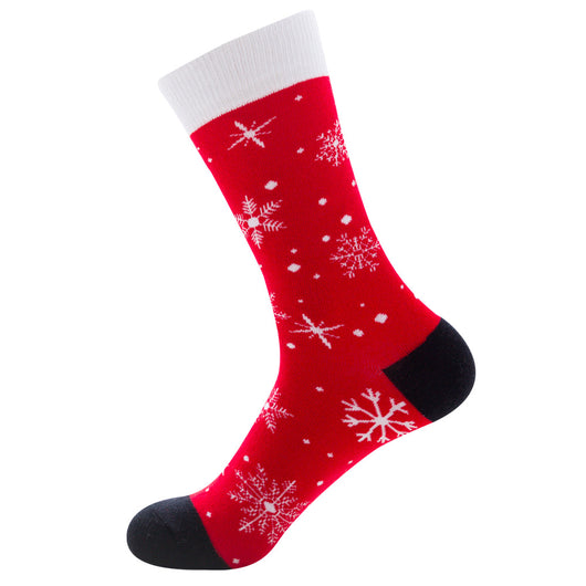 Calcetines Navideños para Hombre - Diseño Alce y Papá Noel en Algodón Premium - Image 79