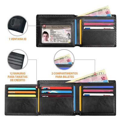 Billetera Minimalista de Fibra de Carbono Anti-magnética - Image 3