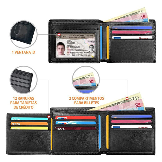 Billetera Minimalista de Fibra de Carbono Anti-magnética - Image 3