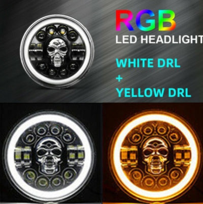 Faro LED Calavera 7 Pulgadas para Modificaciones Off-Road - Image 3