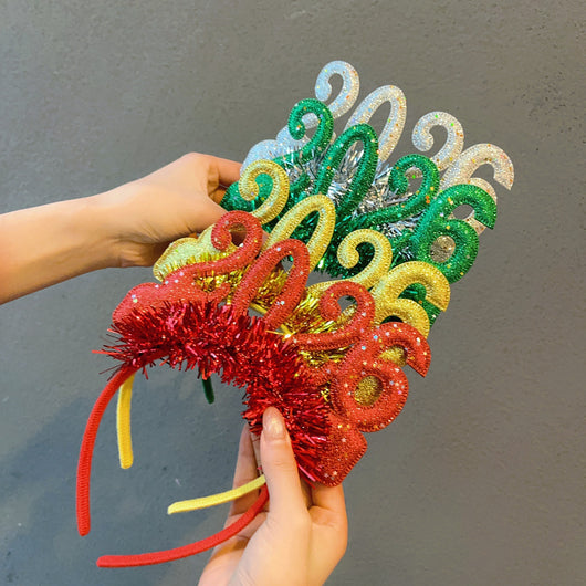 Diadema de Cumpleaños - Accesorio Fotográfico para Fiestas Navideñas - Image 4