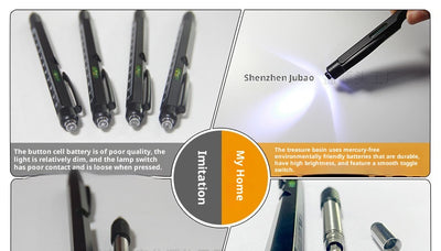 Bolígrafo Multifunción con Linterna LED y Destornillador - Image 12