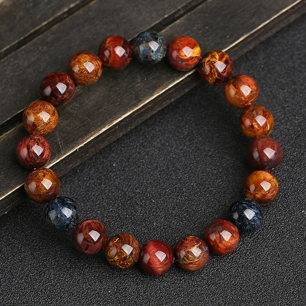 Pulsera de Cuentas Coloridas con Patrón Circular para Hombre y Mujer
