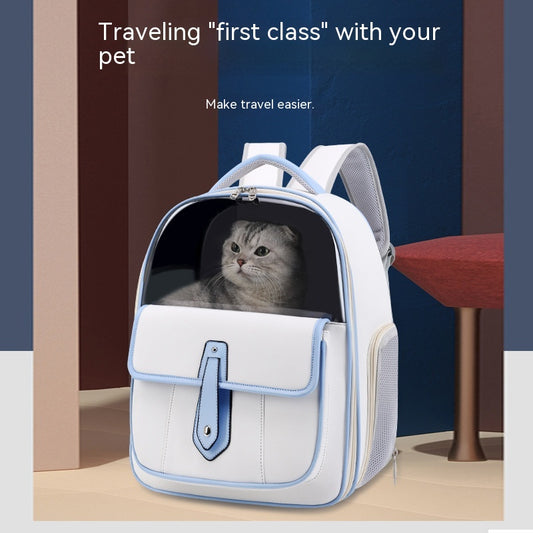 Mochila Transportadora para Gatos - Diseño Elegante y Portátil