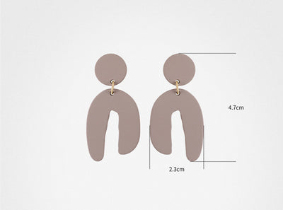 Aretes de Arcilla Cerámica con Acabado Goma Cremosa - Image 19