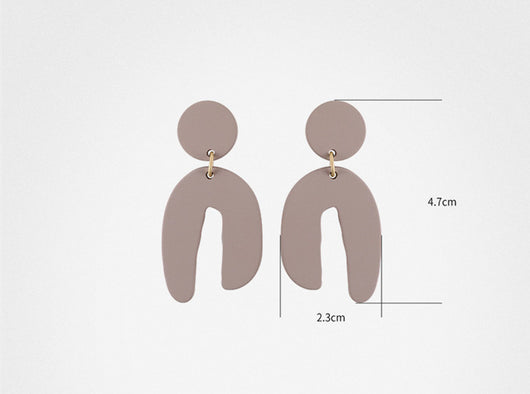 Aretes de Arcilla Cerámica con Acabado Goma Cremosa - Image 19