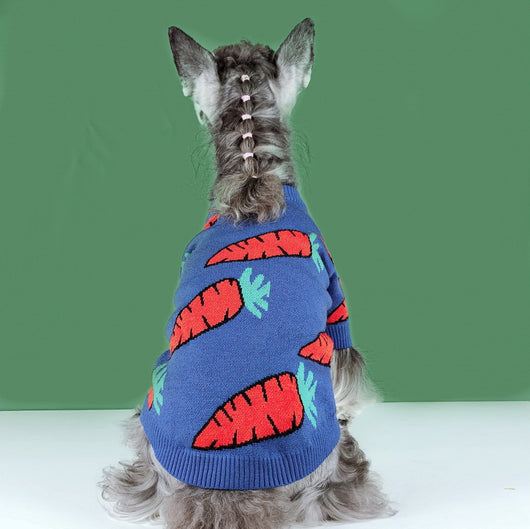 Suéter Térmico para Perros y Gatos con Diseño de Zanahoria - Abrigo Invierno Schnauzer - Image 10