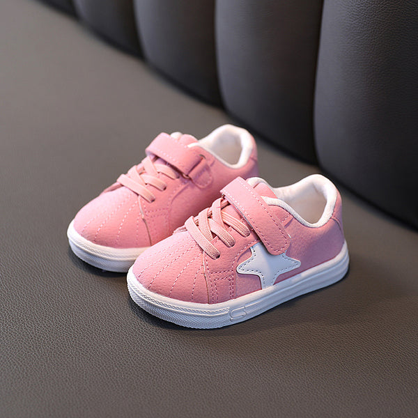 Zapatos Deportivos Infantiles con Suela Suave - Diseño Estrella para Niños