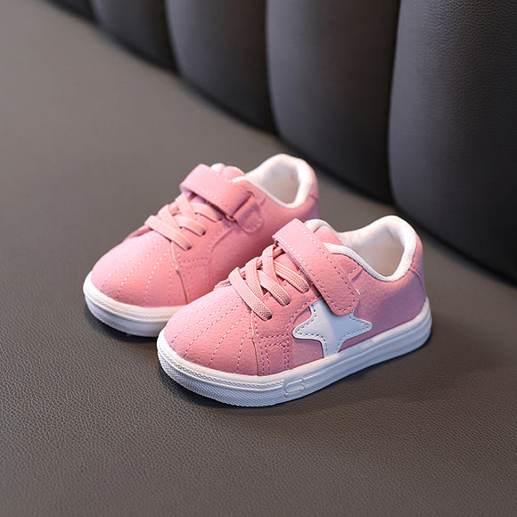 Zapatos Deportivos Infantiles con Suela Suave - Diseño Estrella para Niños